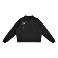 Essential Fleece Mock-Neck Crew Sweatshirt