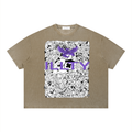 Unisex Vintage Wash Sunfade Boxy Waffle T-Shirt