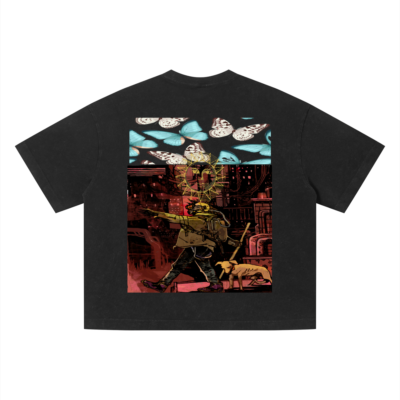 Unisex Vintage Wash Boxy T-Shirt