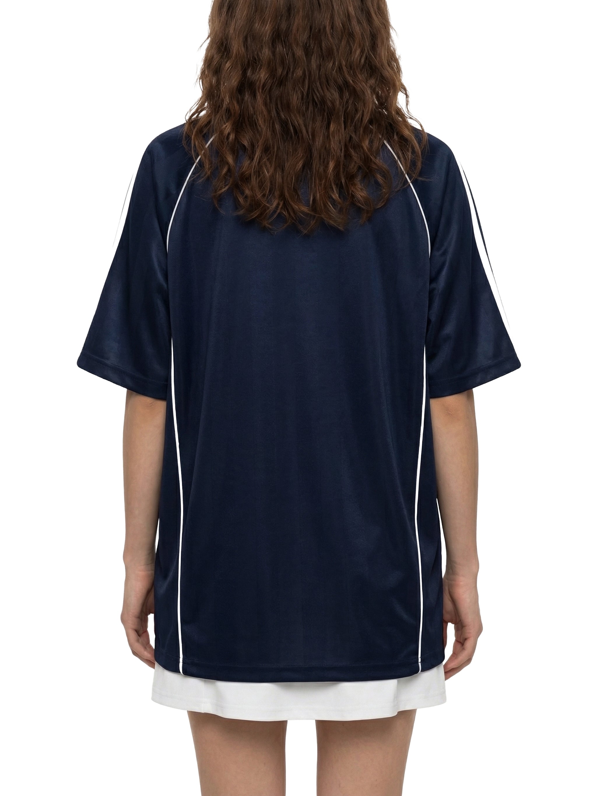 Shadow Stripe Collared Soccer Jersey