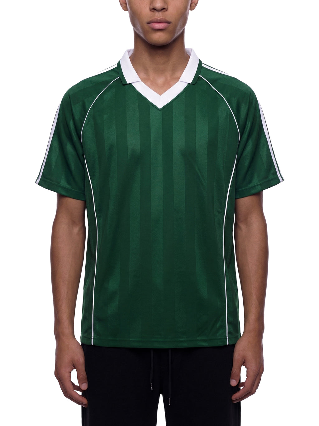 Shadow Stripe Collared Soccer Jersey