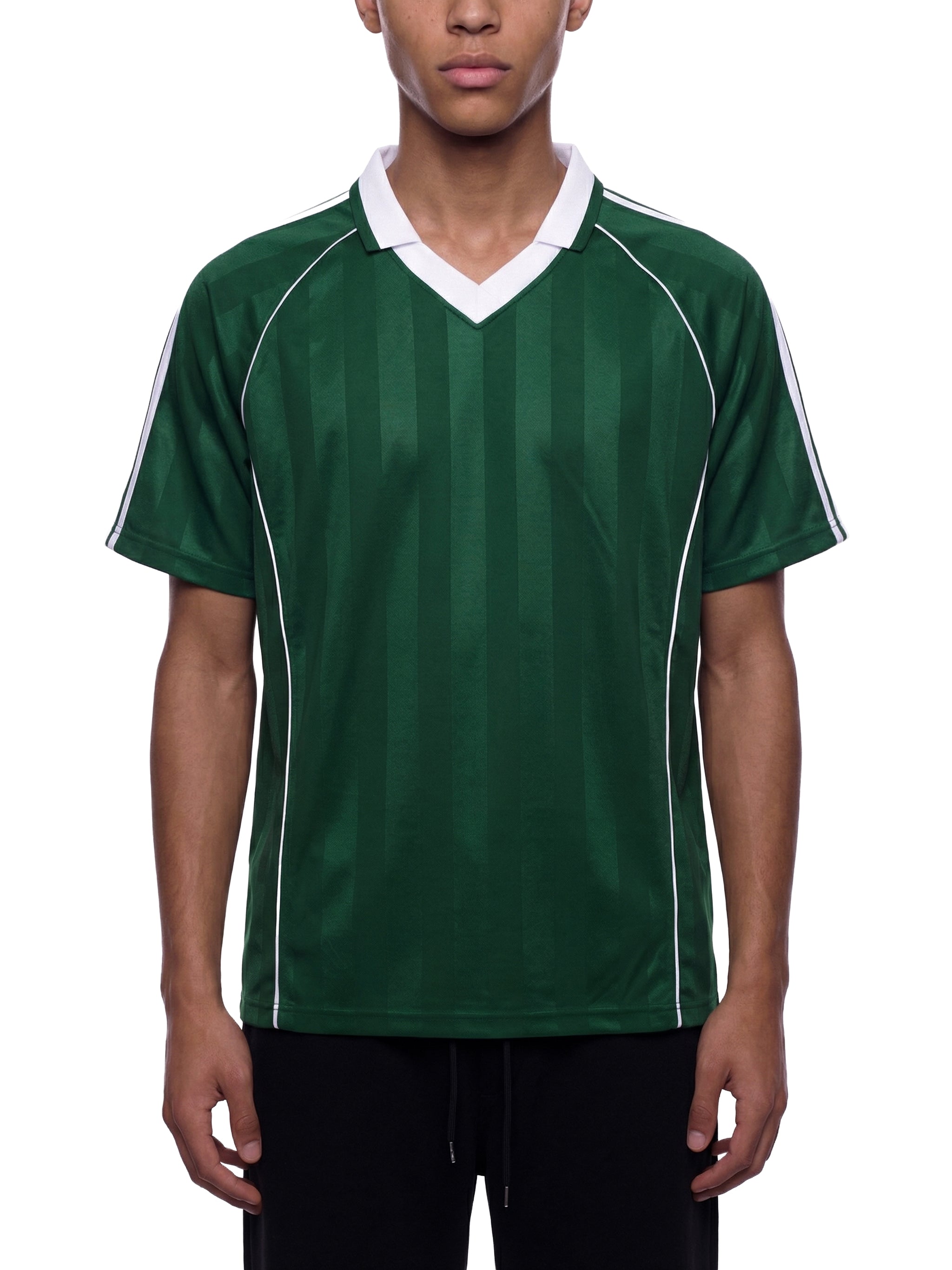 Shadow Stripe Collared Soccer Jersey